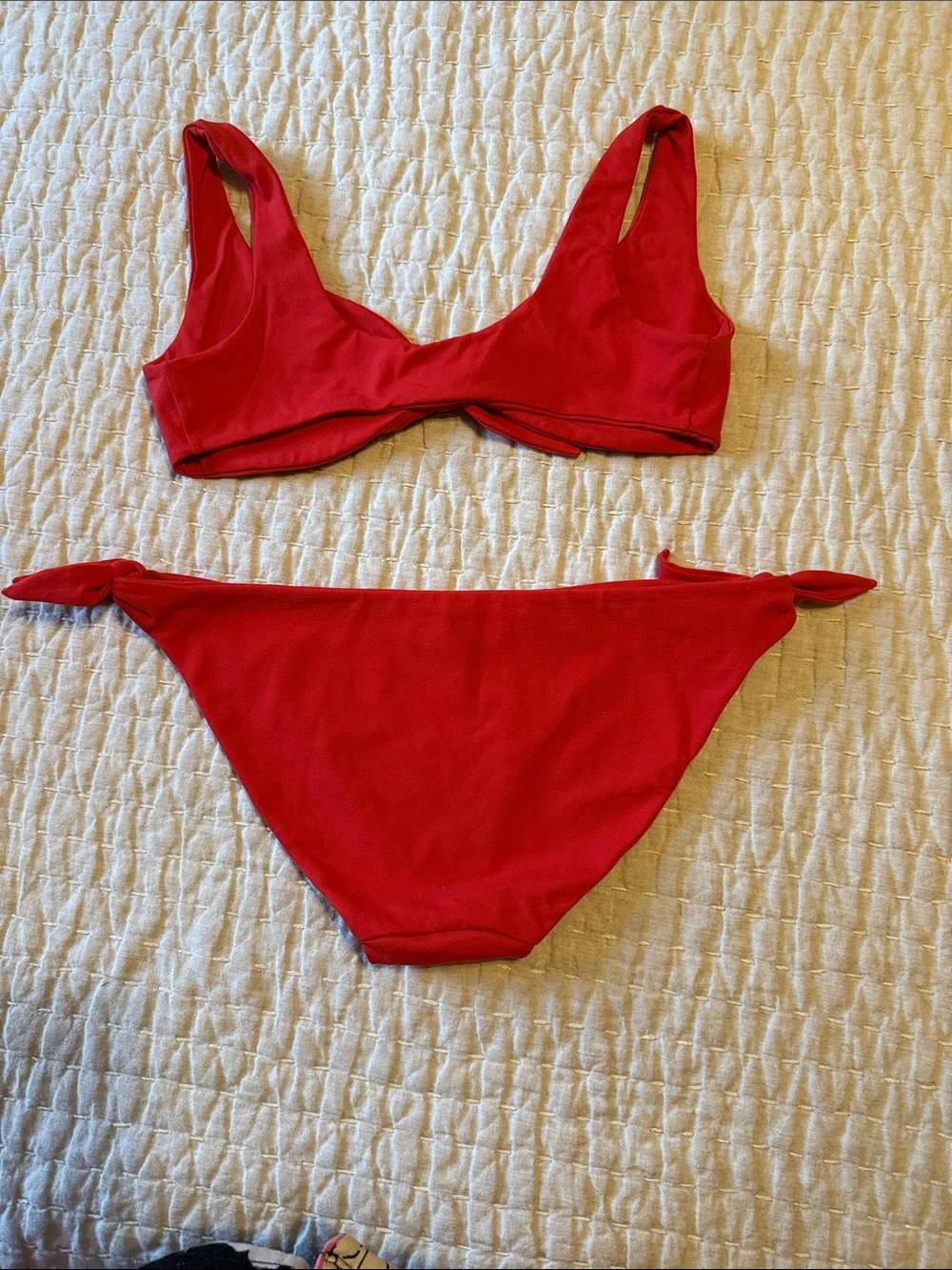 Susana Monaco Red Two-Piece Bikini Set